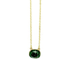Anju Gold Plated Necklace with Semi-Precious Stone