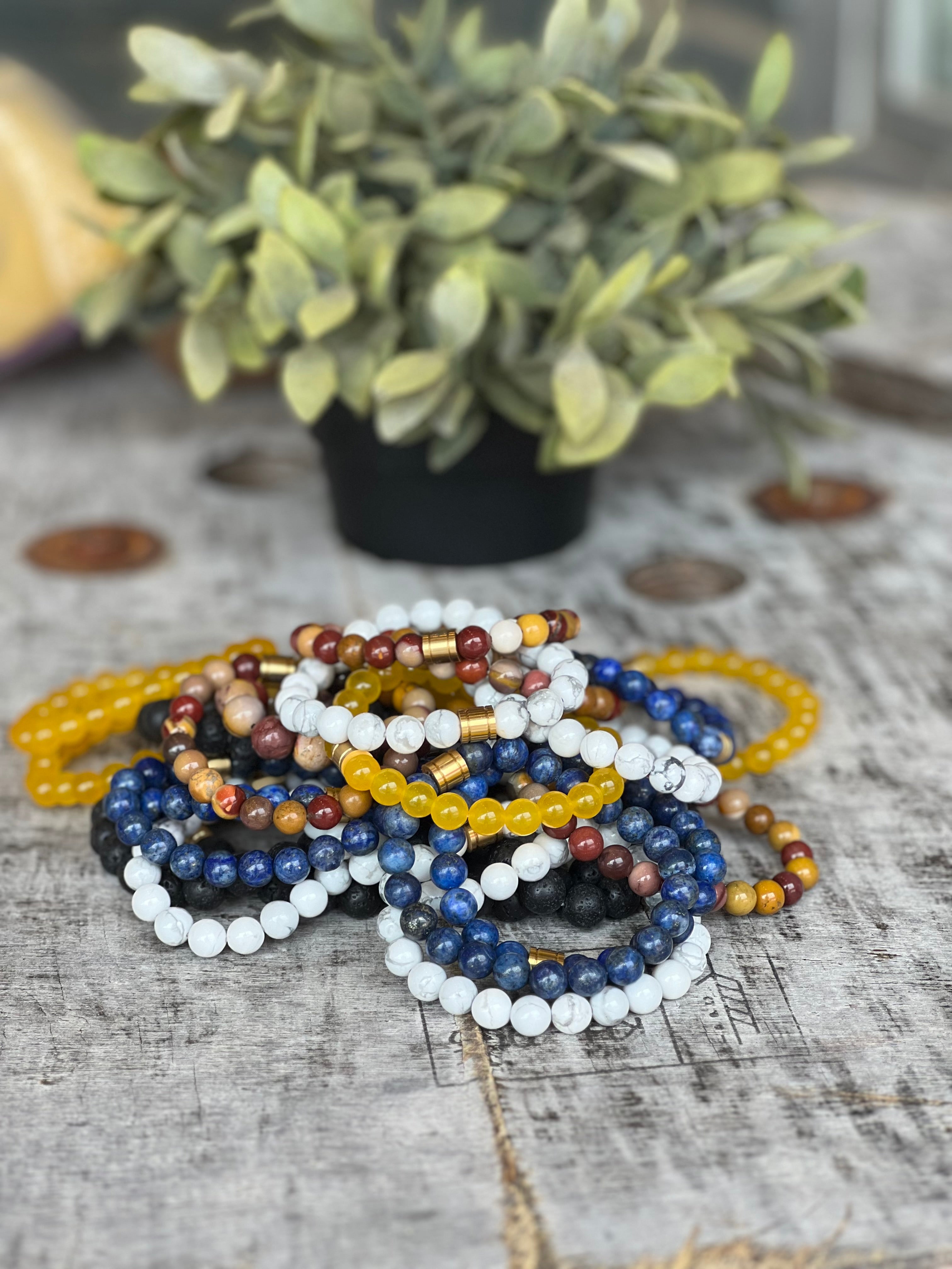 Gemstone Talisman Bracelet – Handcrafted Reiki Crystal Wristwear by Gem Designs Boutique