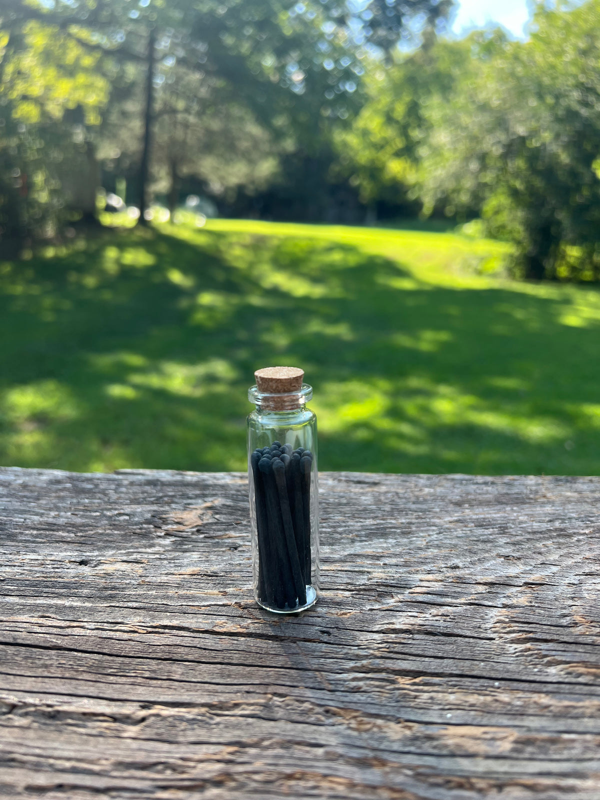 Petite Match Bottle with Striker – Aesthetic Candle & Incense Companion