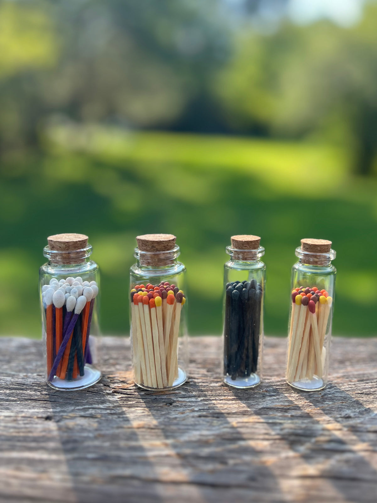 Petite Match Bottle with Striker – Aesthetic Candle & Incense Companion