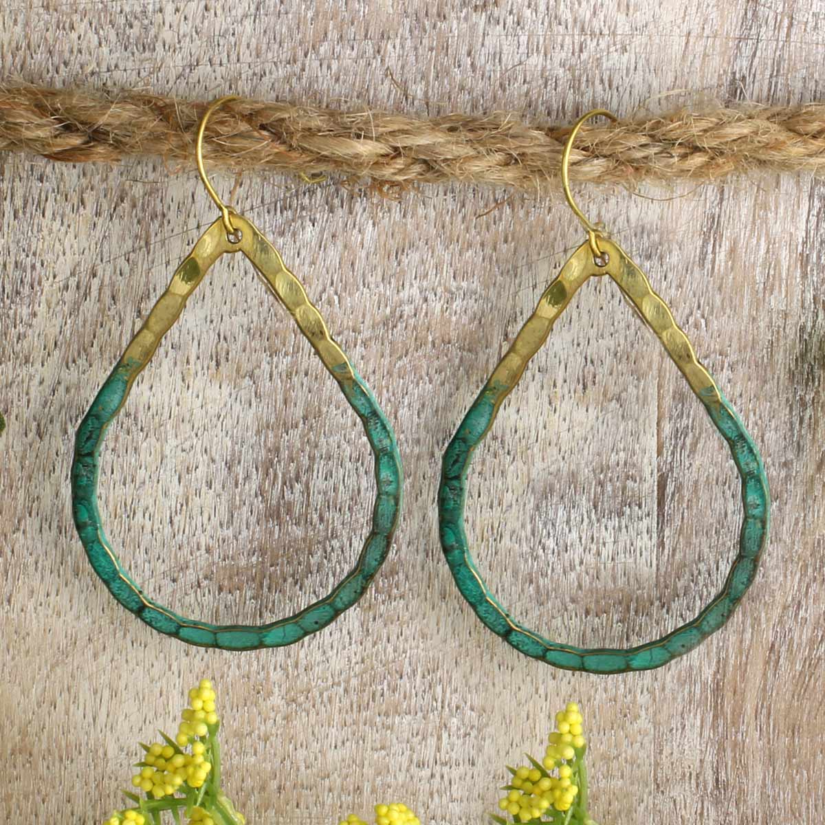 Bohemian Artisan Earrings, Trendy Everyday Mixed Metal Styles, Handmade & Curated by Soul Collective Studio
