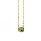 Anju Gold Plated Necklace with Semi-Precious Stone