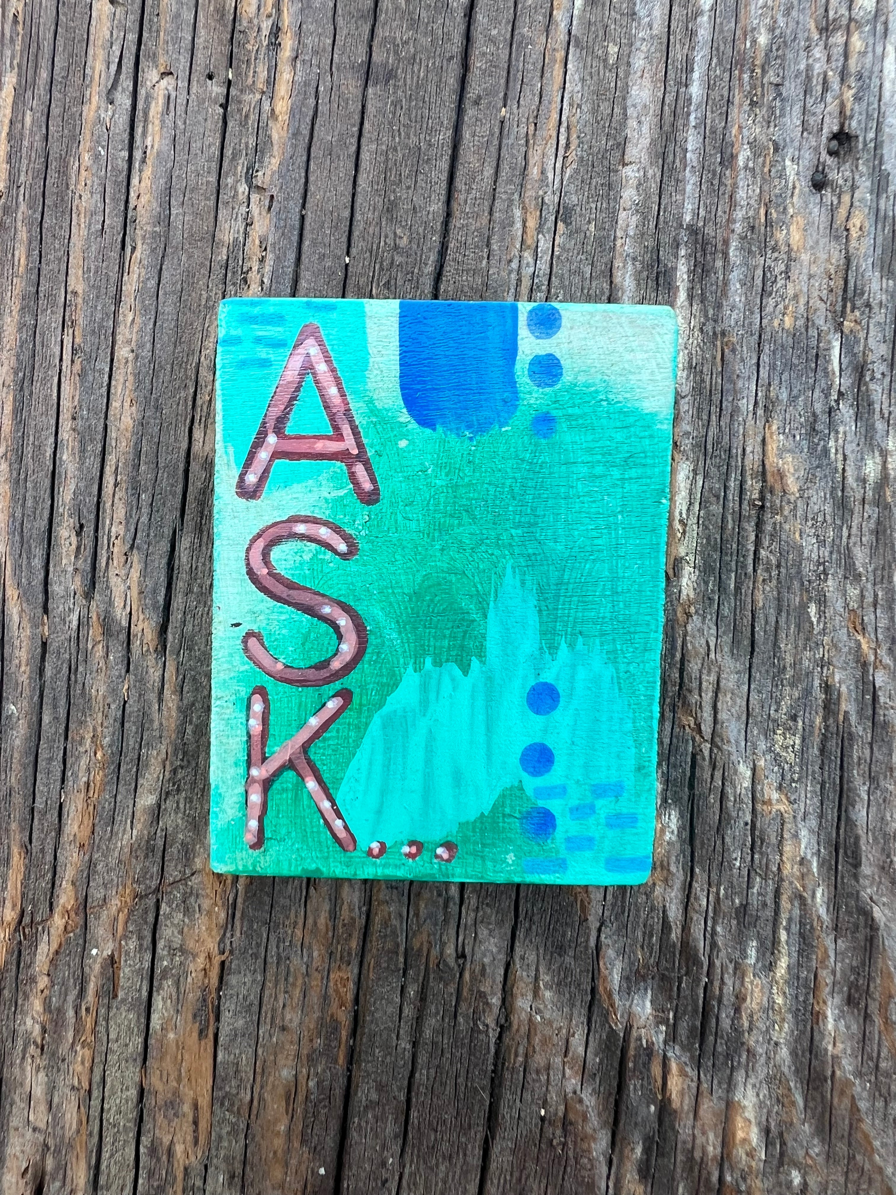 Pocket-Sized Original Painting – Tiny Art for Big Souls – by Bmakesthings