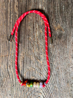 Adjustable Paracord Charm Necklace – Bold Dopamine Statement Strand
