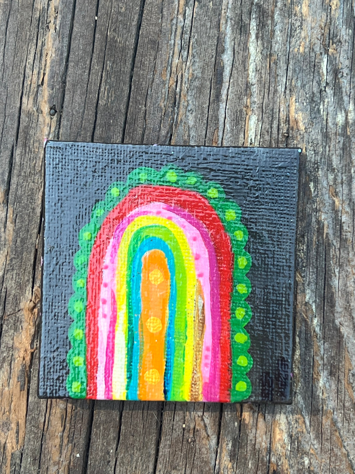 Pocket-Sized Original Painting – Tiny Art for Big Souls – by Bmakesthings