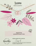 Rose Quartz Soul‑Full of Light Necklace — Love