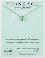 Green Fluorite Soul‑Full of Light Necklace — Thank You