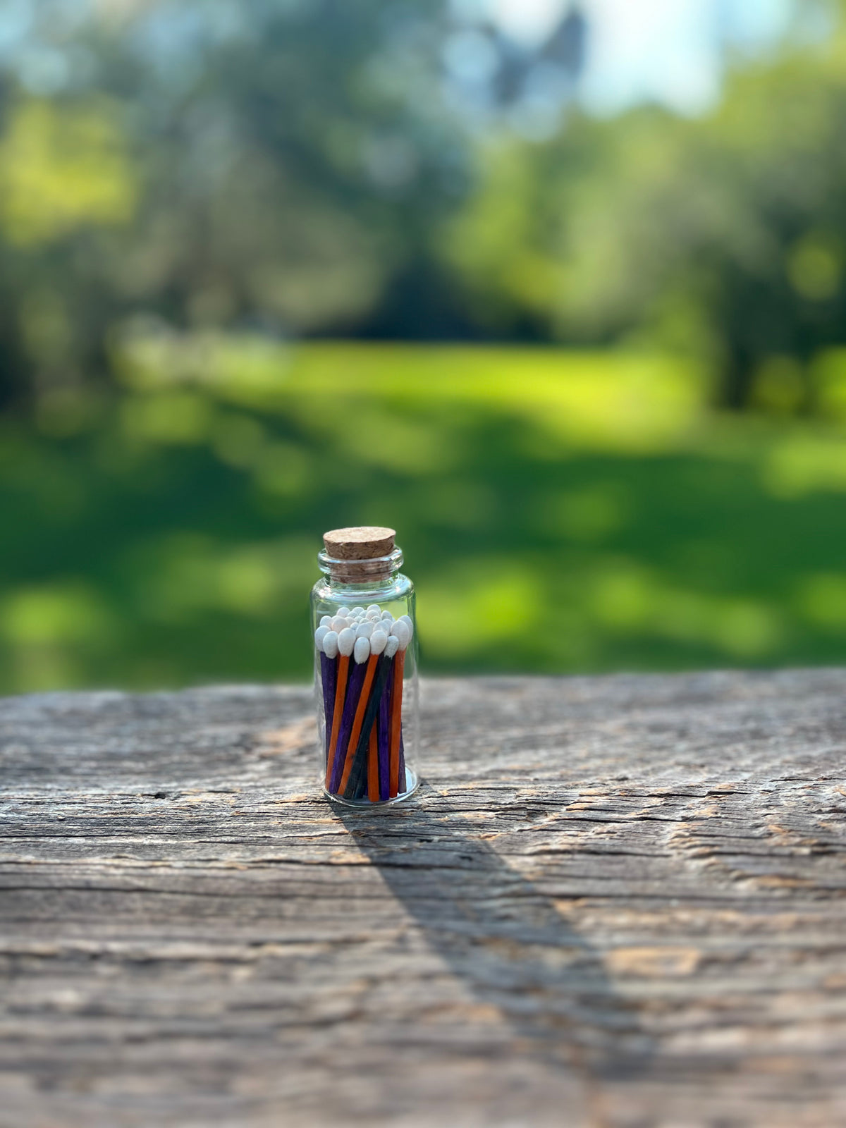 Petite Match Bottle with Striker – Aesthetic Candle & Incense Companion