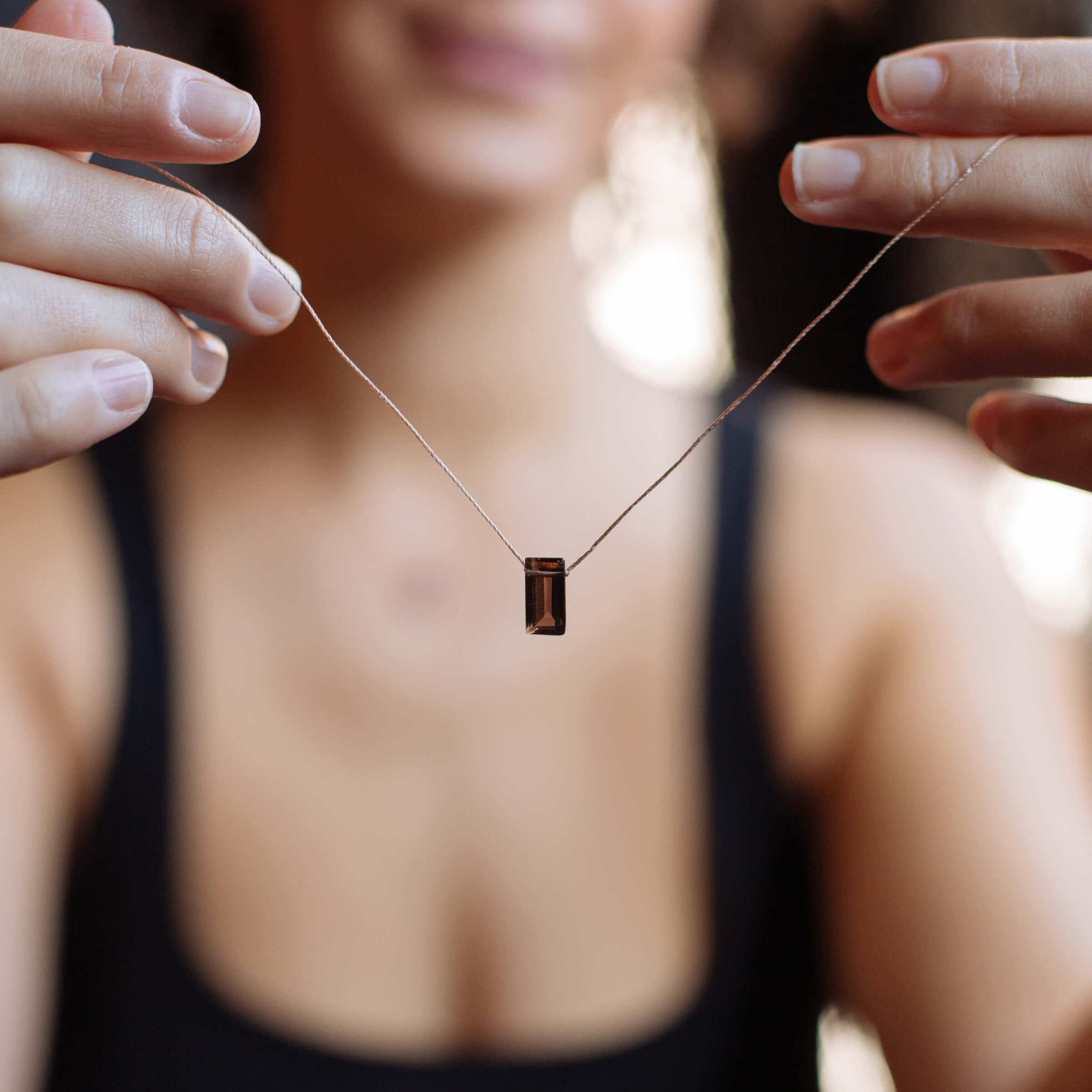 Smoky Quartz Refined Necklace — Release & Renew