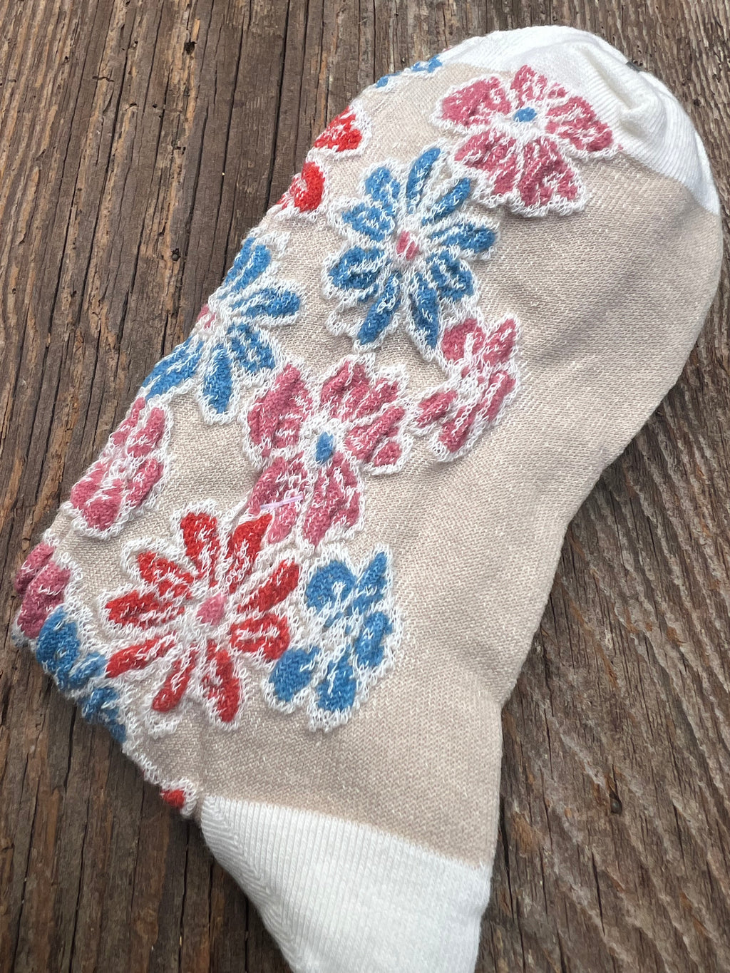 KNIT Boho Patterned Socks & Handmade Scrunchie Gift Set – Wild Marigold
