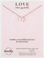 Rose Quartz Soul‑Full of Light Necklace — Love