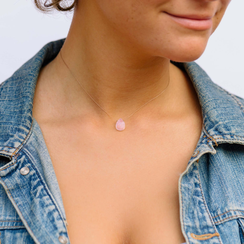 Rose Quartz Soul‑Full of Light Necklace — Love