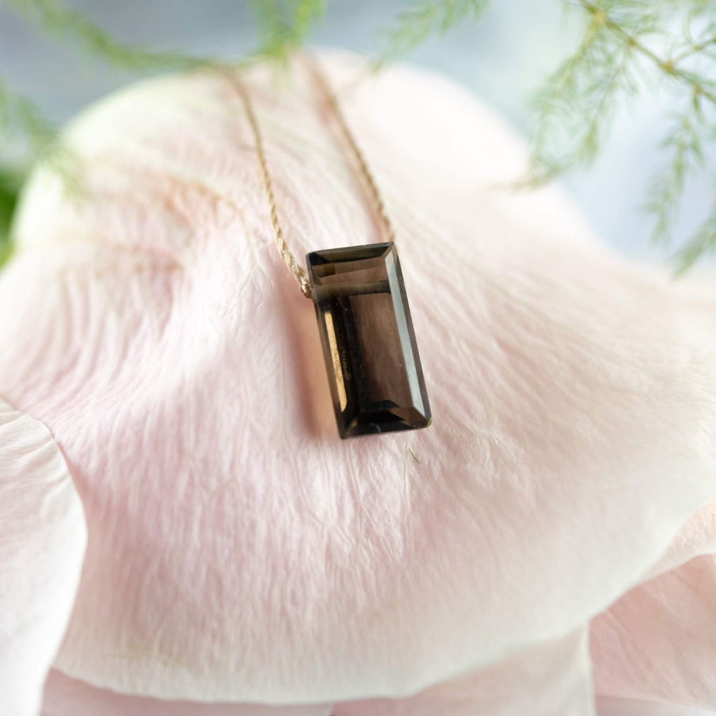 Smoky Quartz Refined Necklace — Release & Renew