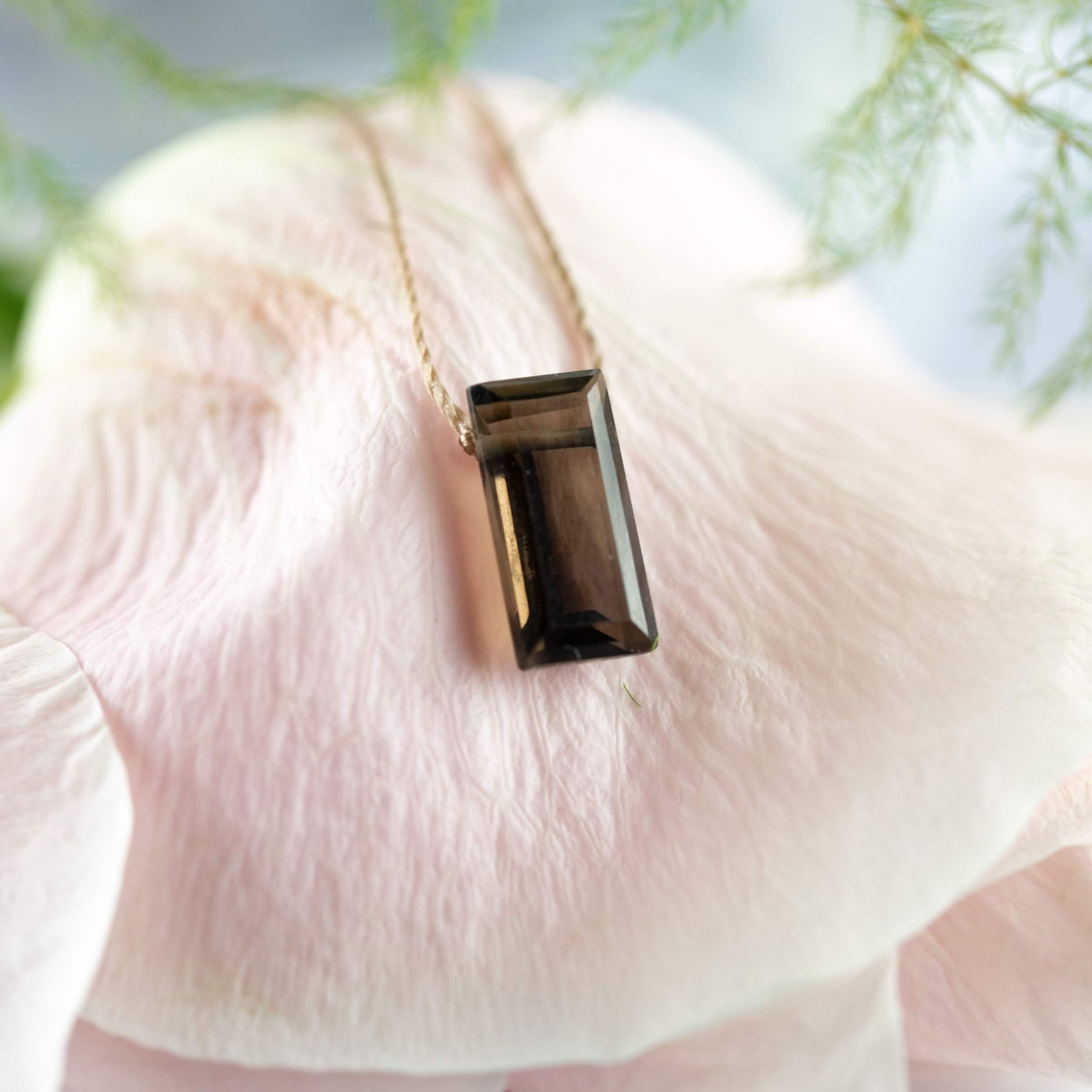 Smoky Quartz Refined Necklace — Release & Renew