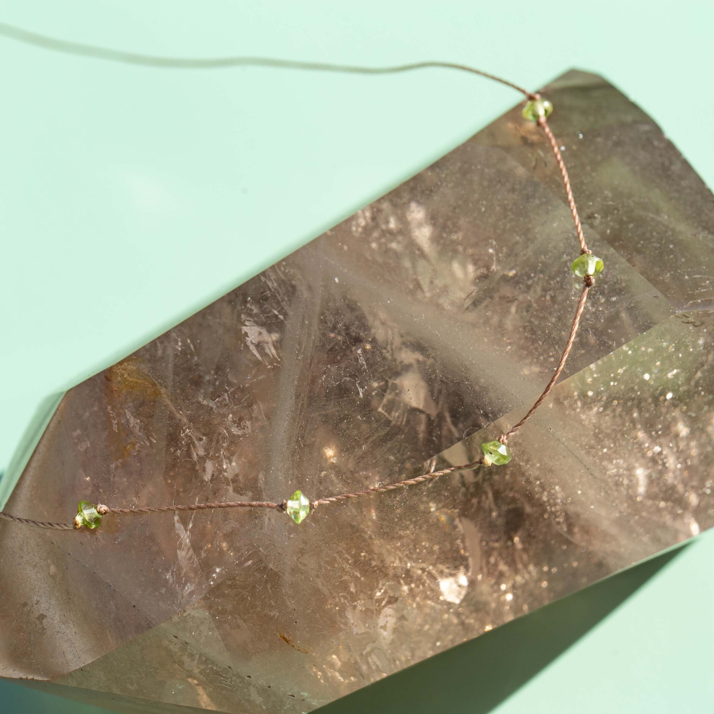 Peridot Celestial Necklace — You Are Loved, You Belong to the Sky