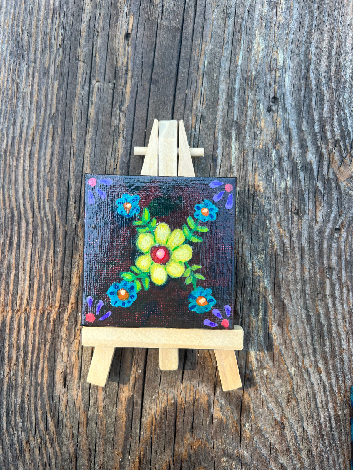 Pocket-Sized Original Painting – Tiny Art for Big Souls – by Bmakesthings