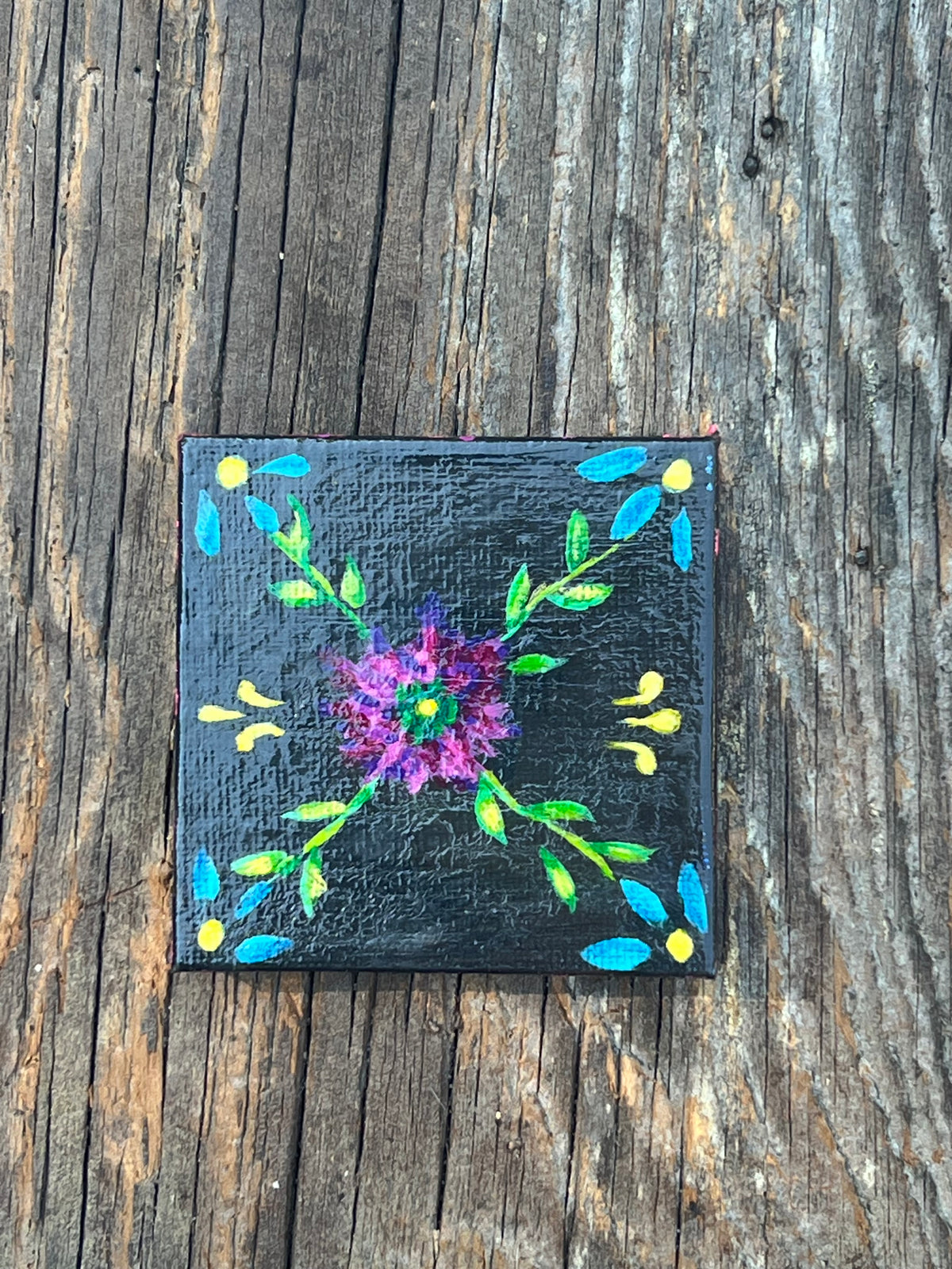 Pocket-Sized Original Painting – Tiny Art for Big Souls – by Bmakesthings