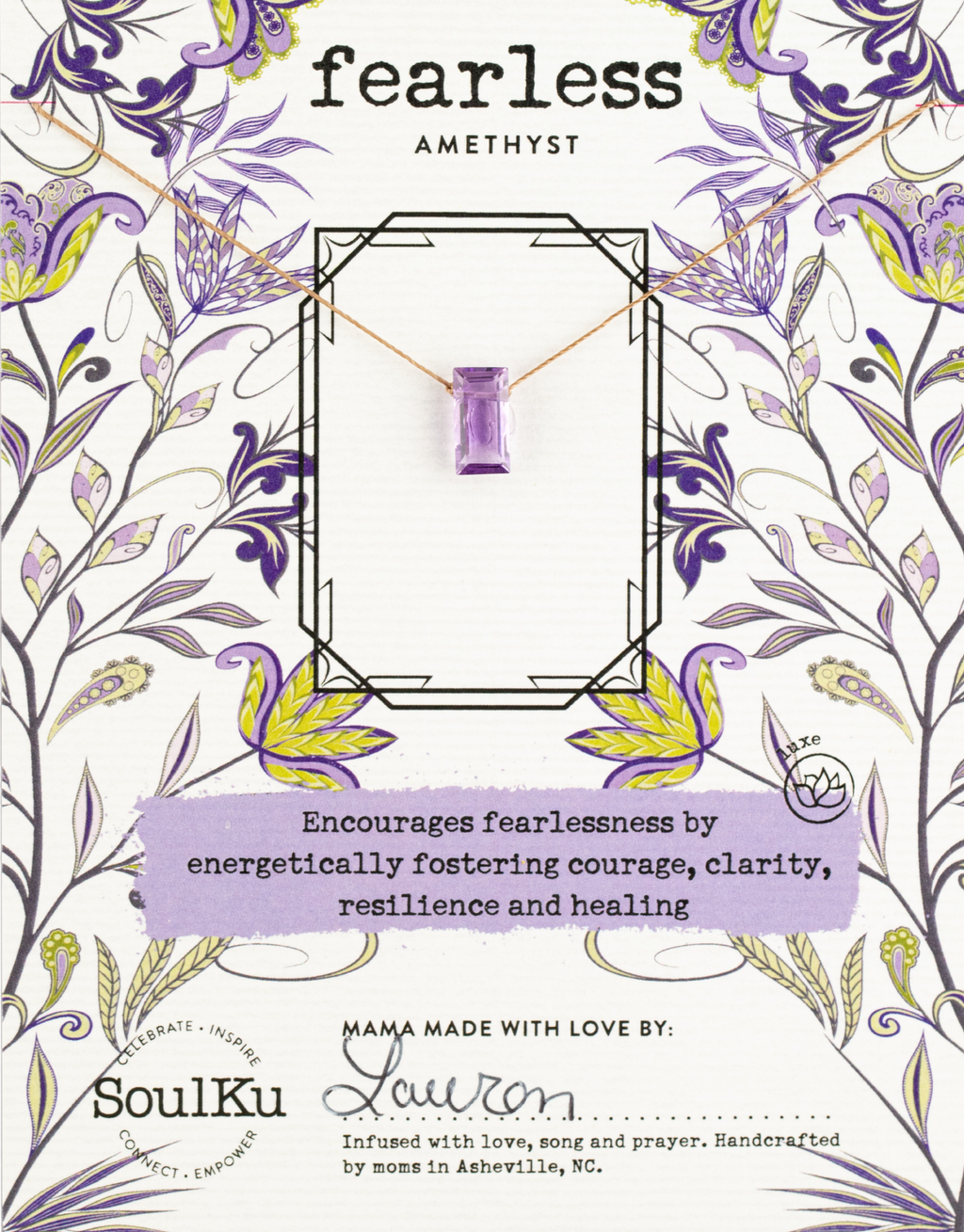 Amethyst Refined Necklace — Fearless