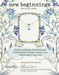 Sky Blue Topaz Refined Necklace — New Beginnings