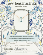 Sky Blue Topaz Refined Necklace — New Beginnings