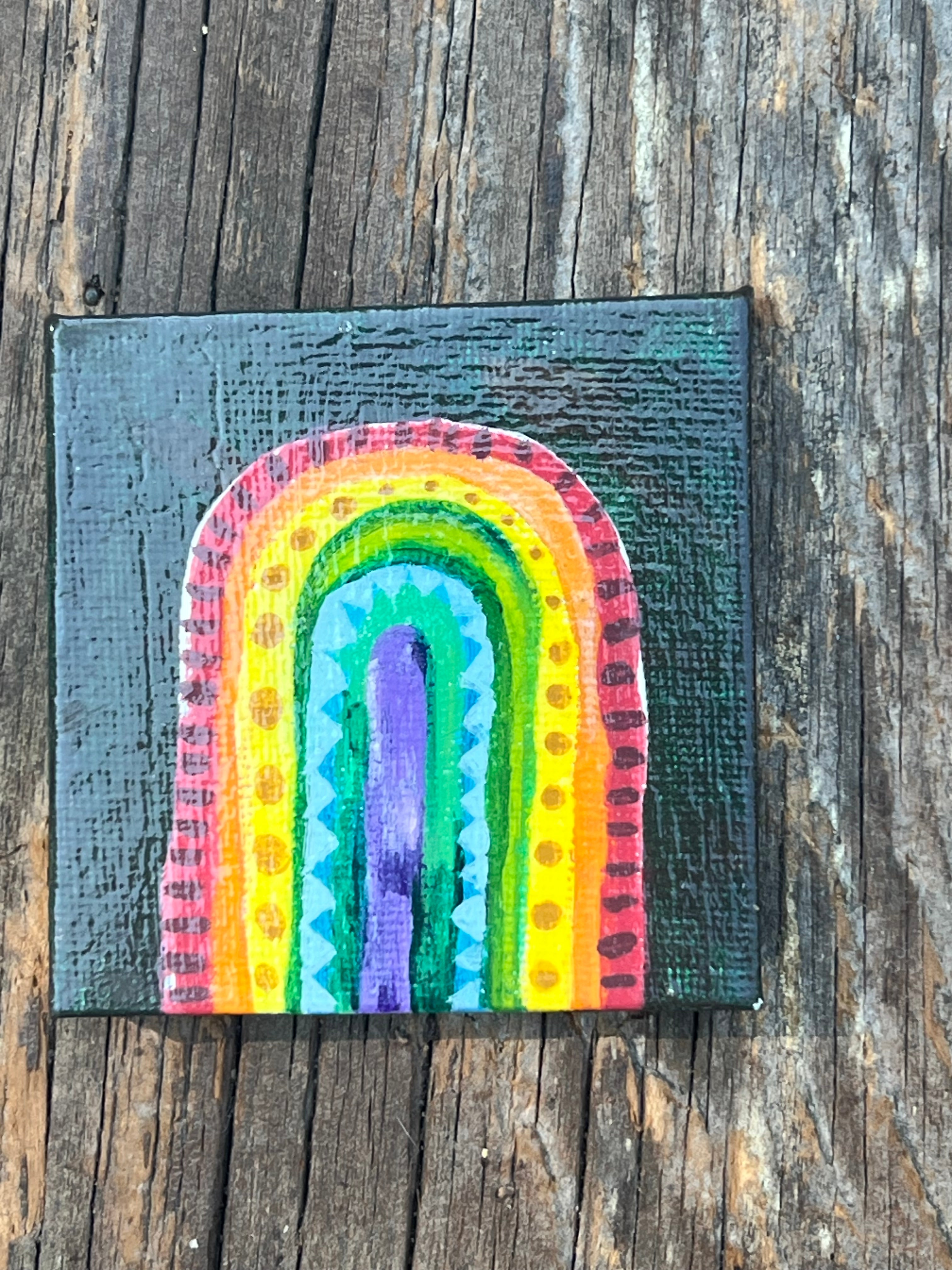 Pocket-Sized Original Painting – Tiny Art for Big Souls – by Bmakesthings