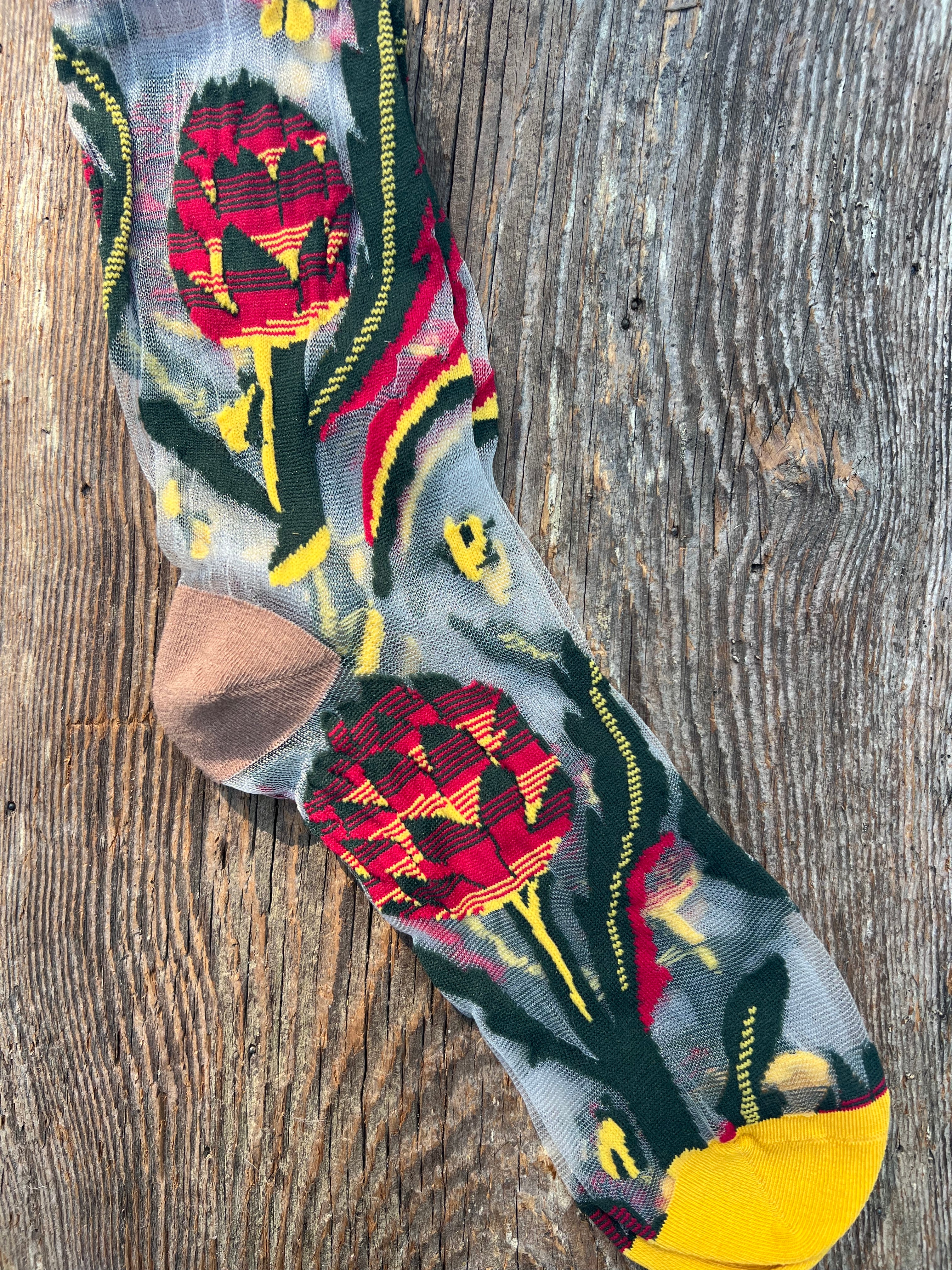 Bohemian Patterned Socks & Handmade Scrunchie Gift Set – Wild Marigold