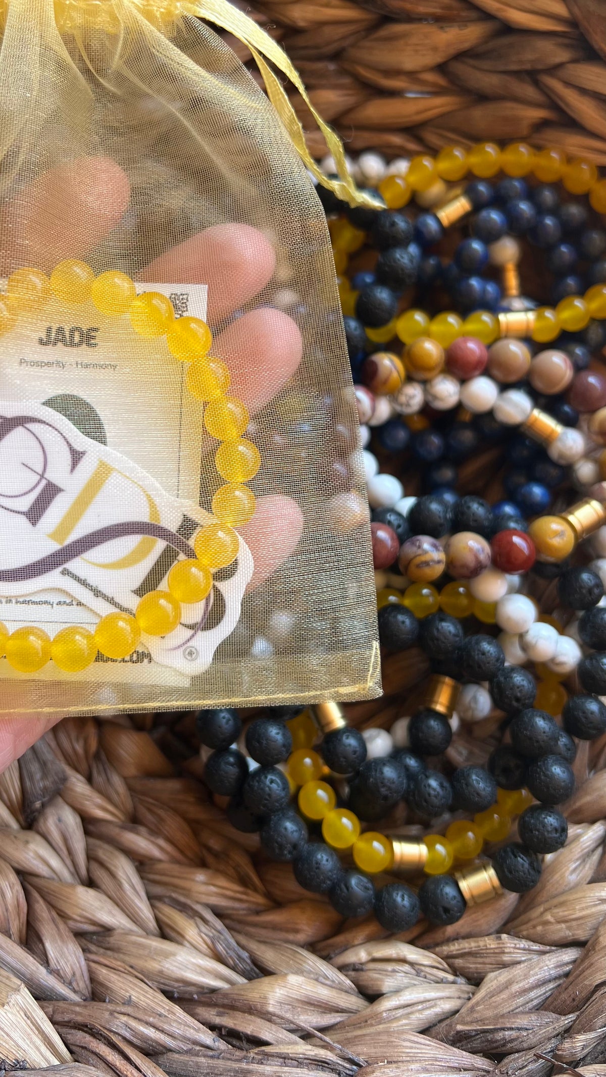 Gemstone Talisman Bracelet – Handcrafted Reiki Crystal Wristwear by Gem Designs Boutique