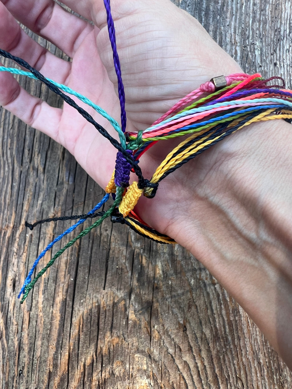 Mystery Friendship Bracelet – Blind Bag Woven Arm Candy – Wild Marigold
