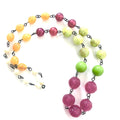Raspberry & Citrus Lime Carmen Necklace