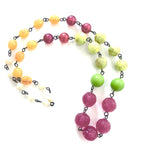 Raspberry & Citrus Lime Carmen Necklace
