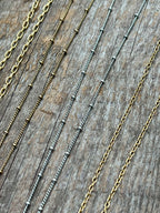 Found & Fresh Layering Chain –  Chains for Charms & Talismans (Chains ONLY)