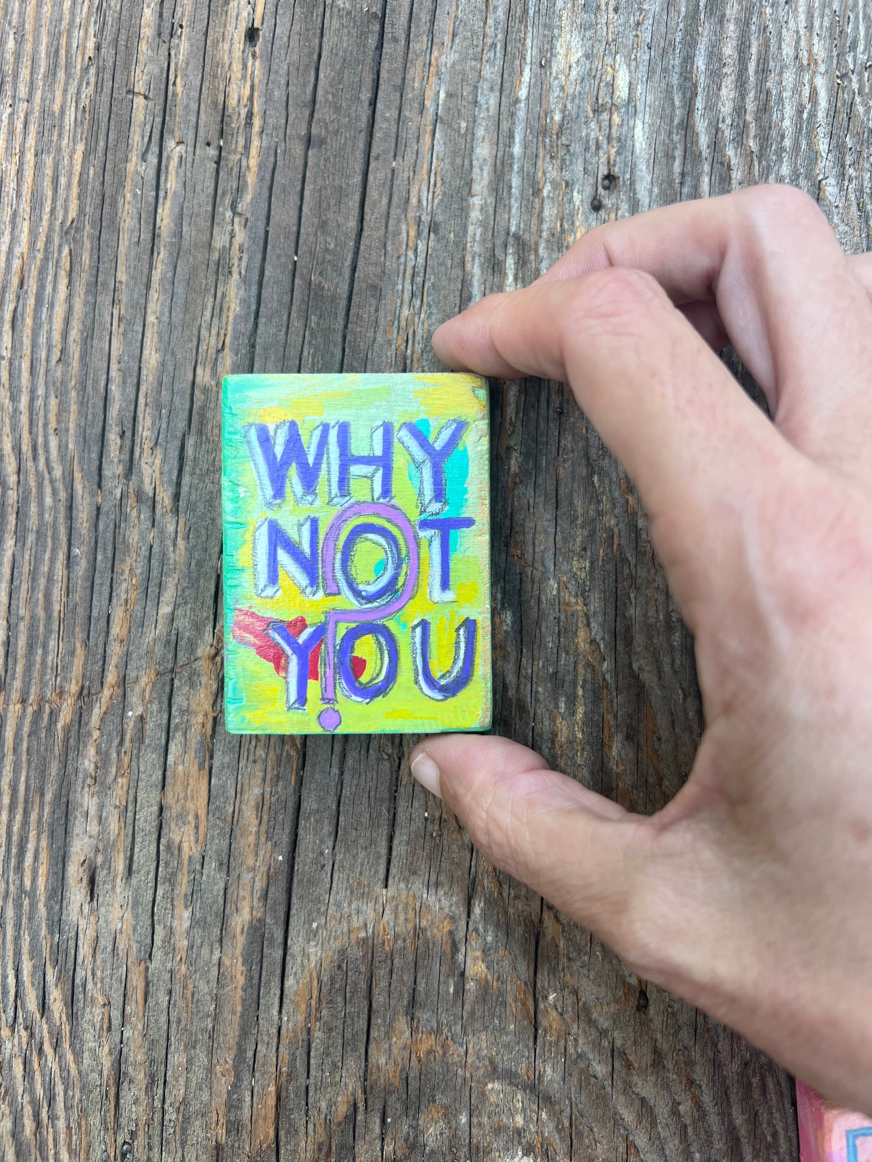 Pocket-Sized Original Painting – Tiny Art for Big Souls – by Bmakesthings