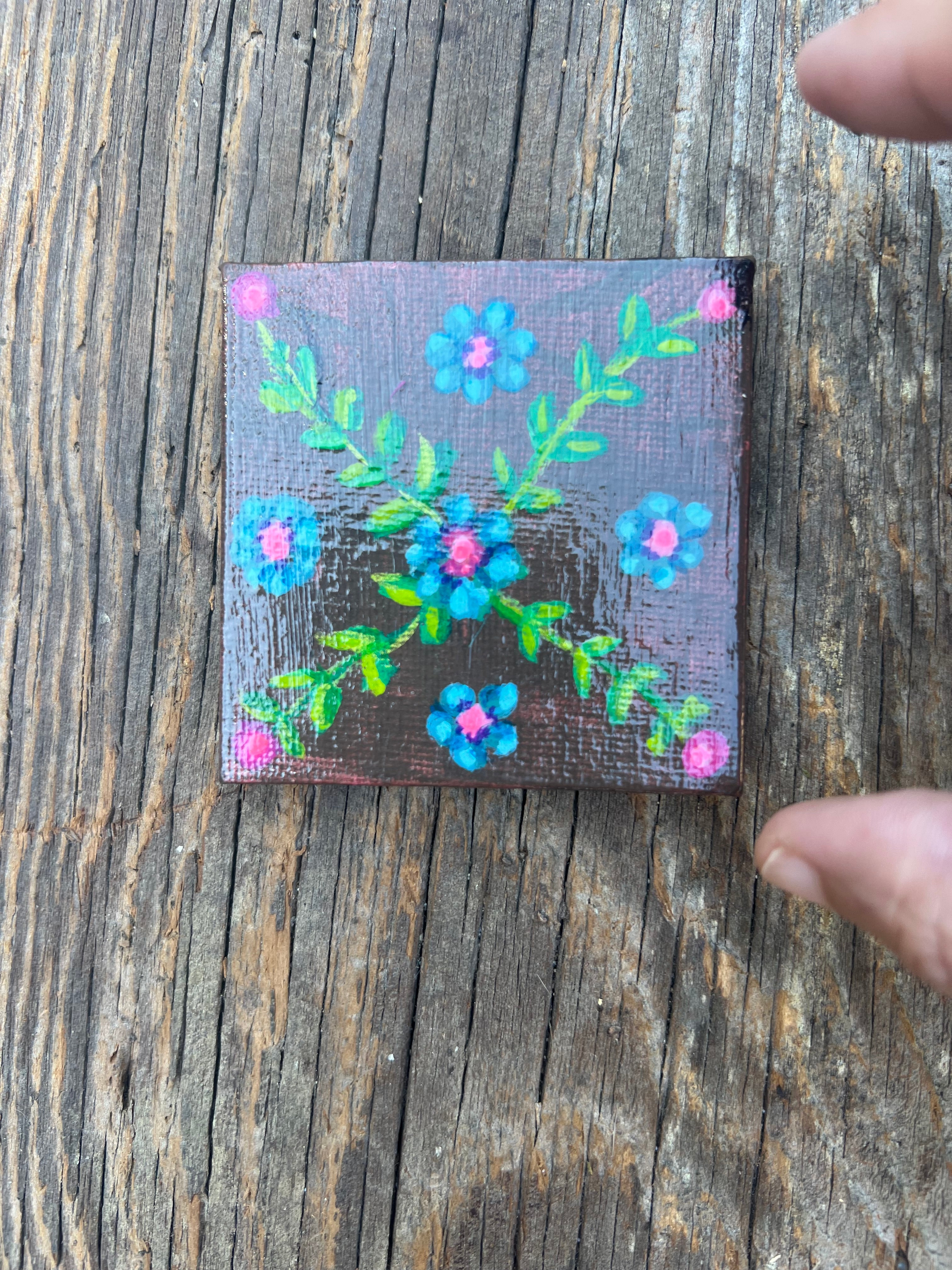 Pocket-Sized Original Painting – Tiny Art for Big Souls – by Bmakesthings