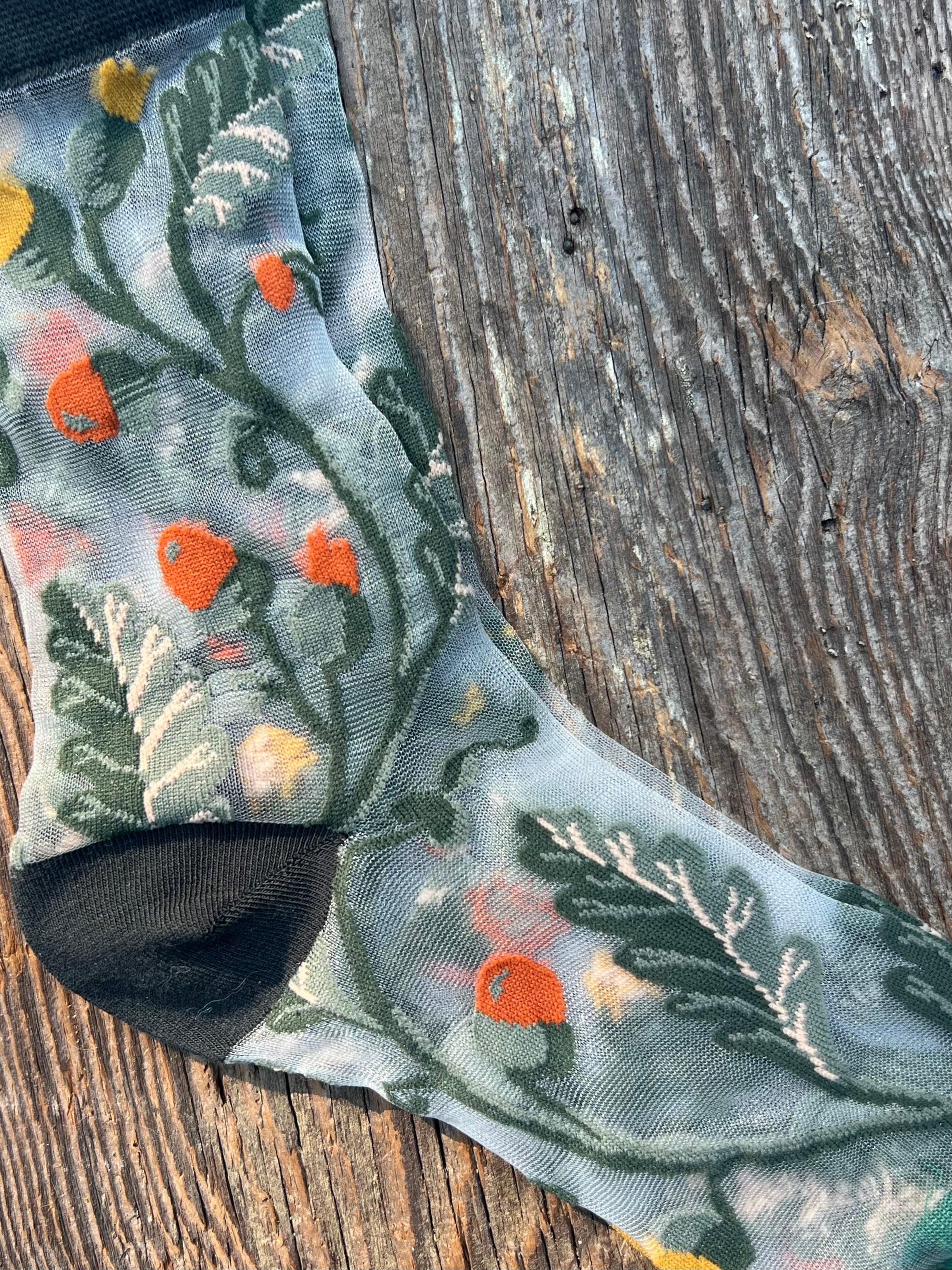 Bohemian Patterned Socks & Handmade Scrunchie Gift Set – Wild Marigold