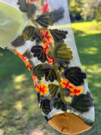 Bohemian Patterned Socks & Handmade Scrunchie Gift Set – Wild Marigold
