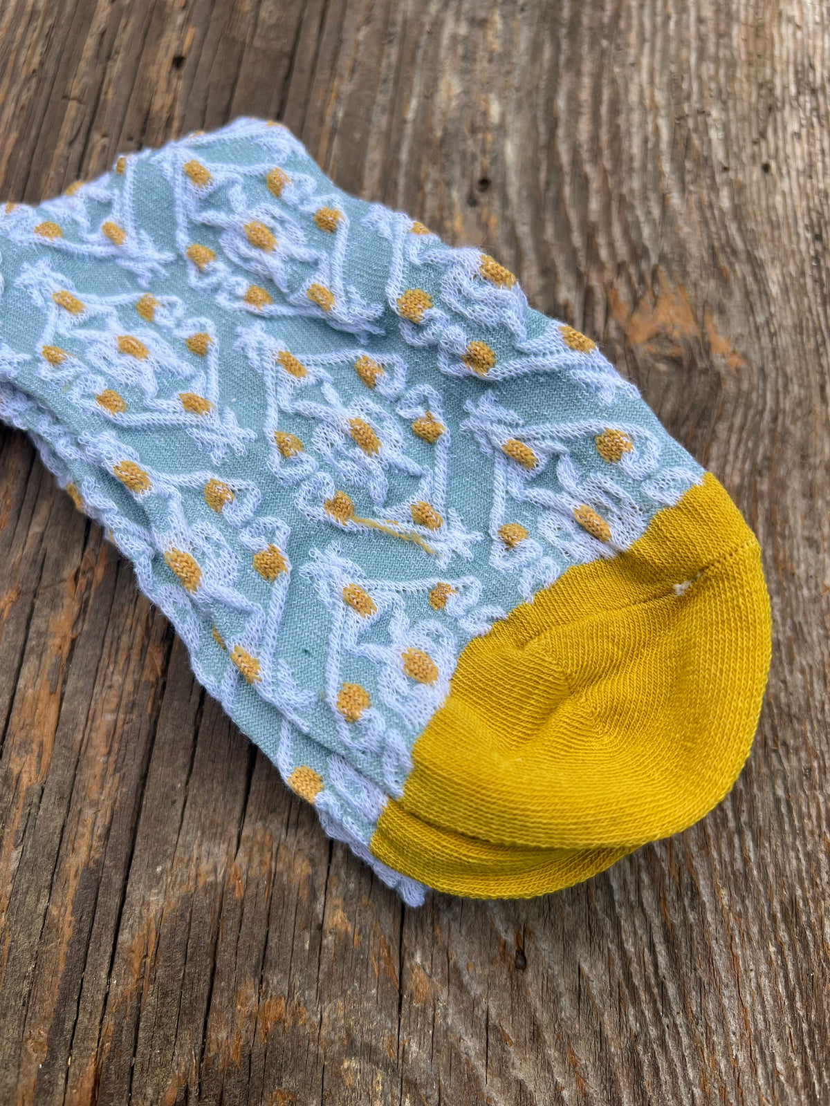 KNIT Boho Patterned Socks & Handmade Scrunchie Gift Set – Wild Marigold