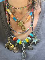 Adjustable Paracord Charm Necklace – Bold Dopamine Statement Strand
