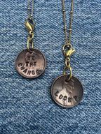 Stamped Real US Penny Charm – Hand-Stamped Coin Charm with Lobster Clasp