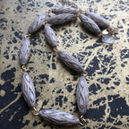 White Gilded Nouveau Amelia Necklace