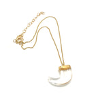 Clear & Gold Fierce Necklace