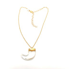 Clear & Gold Fierce Necklace