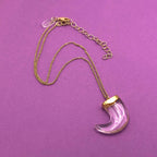 Clear & Gold Fierce Necklace