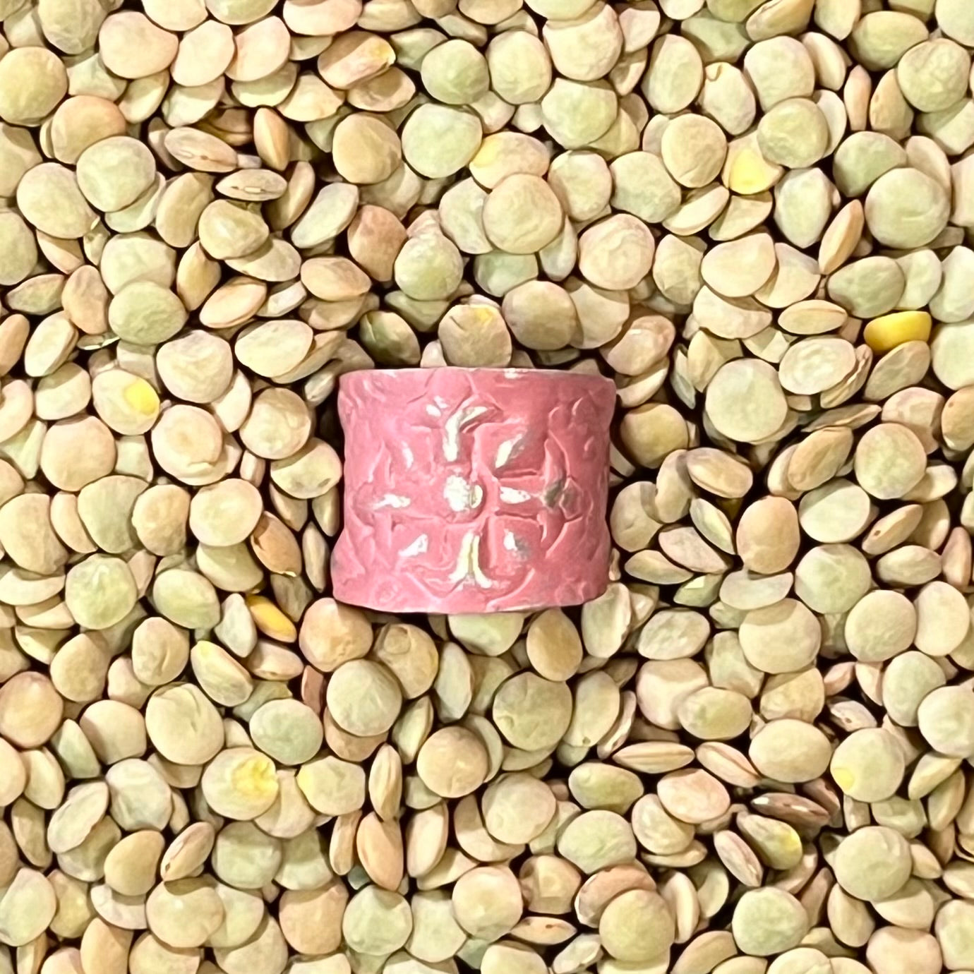 Hand-Hammered Non-Tarnish Silver Ring – Adjustable Talisman Band – Wild Marigold