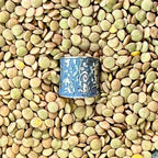 Hand-Hammered Non-Tarnish Silver Ring – Adjustable Talisman Band – Wild Marigold