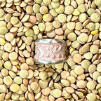 Hand-Hammered Non-Tarnish Silver Ring – Adjustable Talisman Band – Wild Marigold