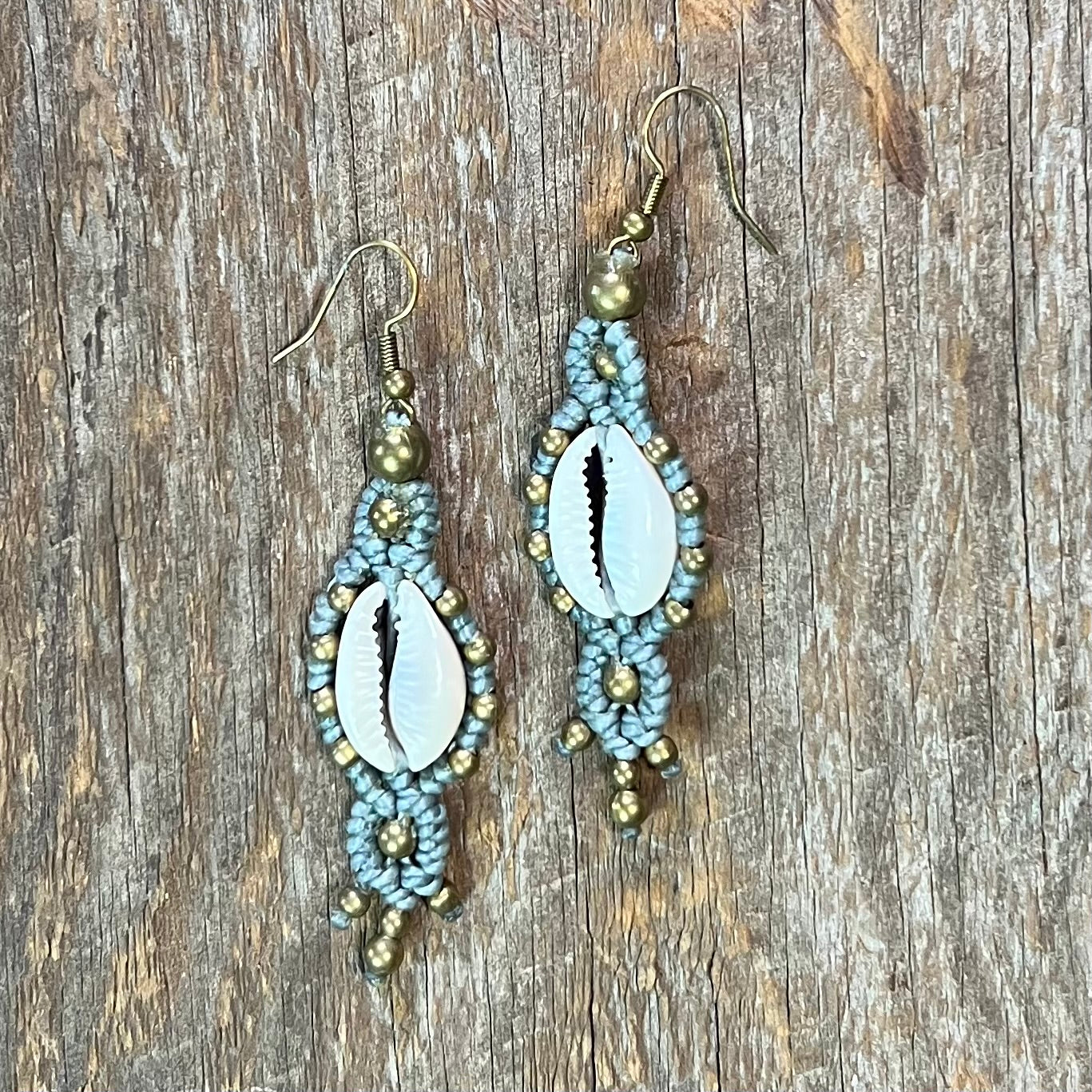 Cowrie Shell Earrings — Fair‑Trade, Natural, Handcrafted by Odyssey Importing