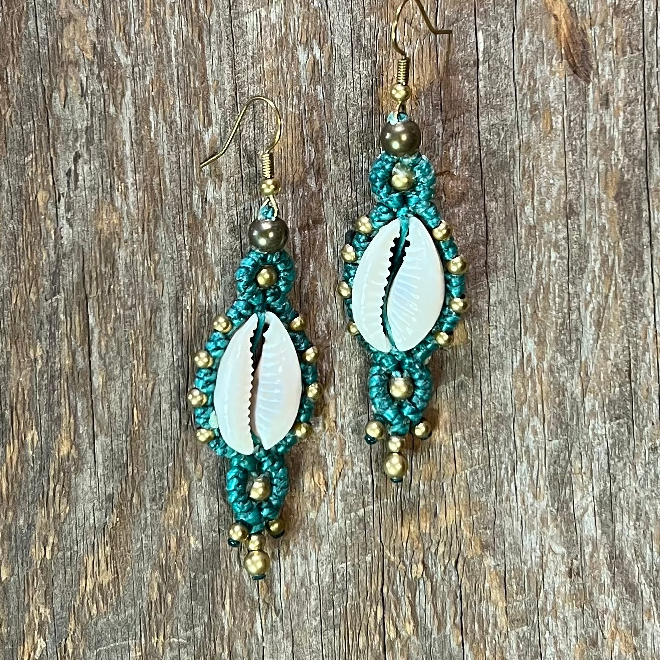 Cowrie Shell Earrings — Fair‑Trade, Natural, Handcrafted by Odyssey Importing