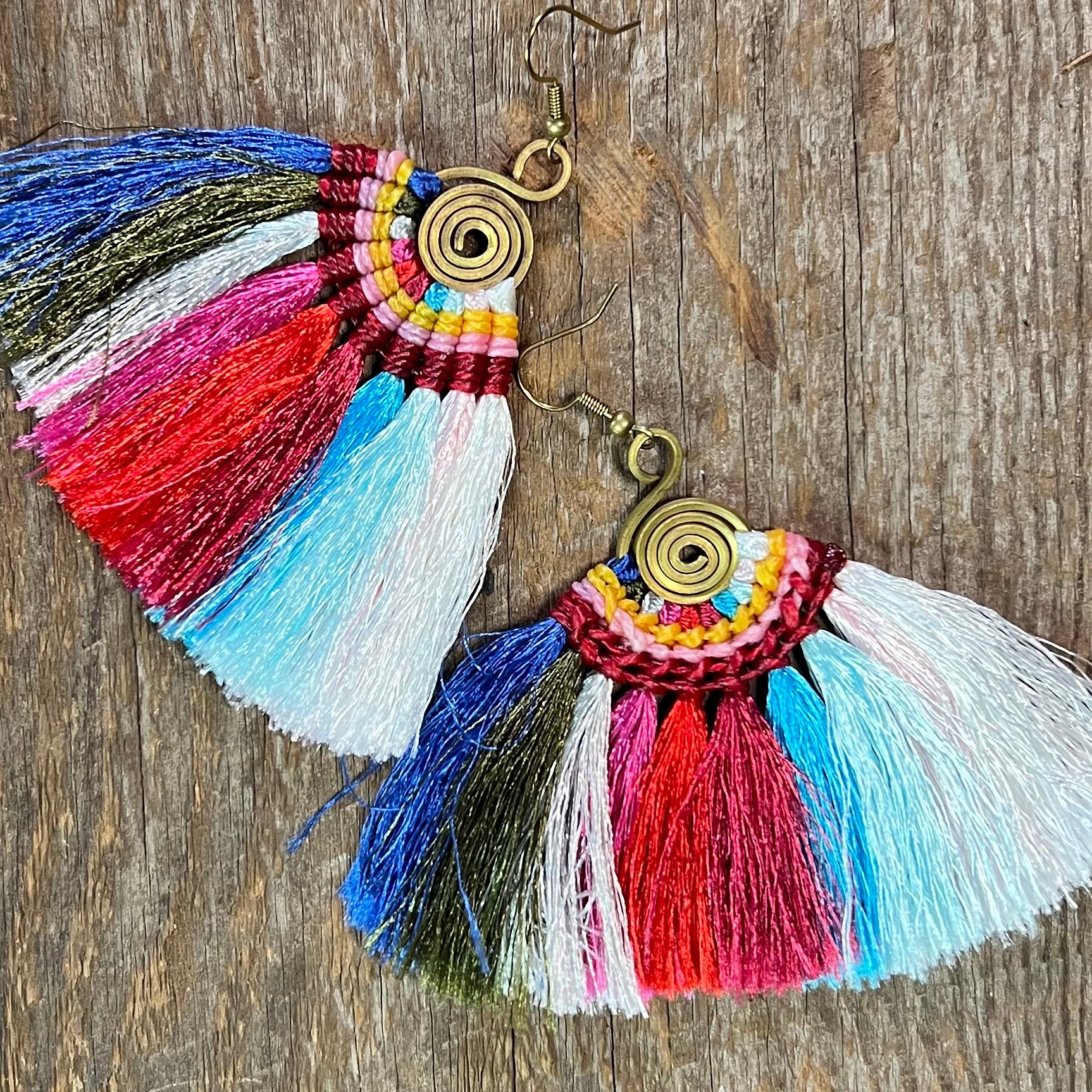 Assorted Thai Artisan Earrings — Fair‑Trade, Colorful, One‑of‑a‑Kind by Odyssey Importing