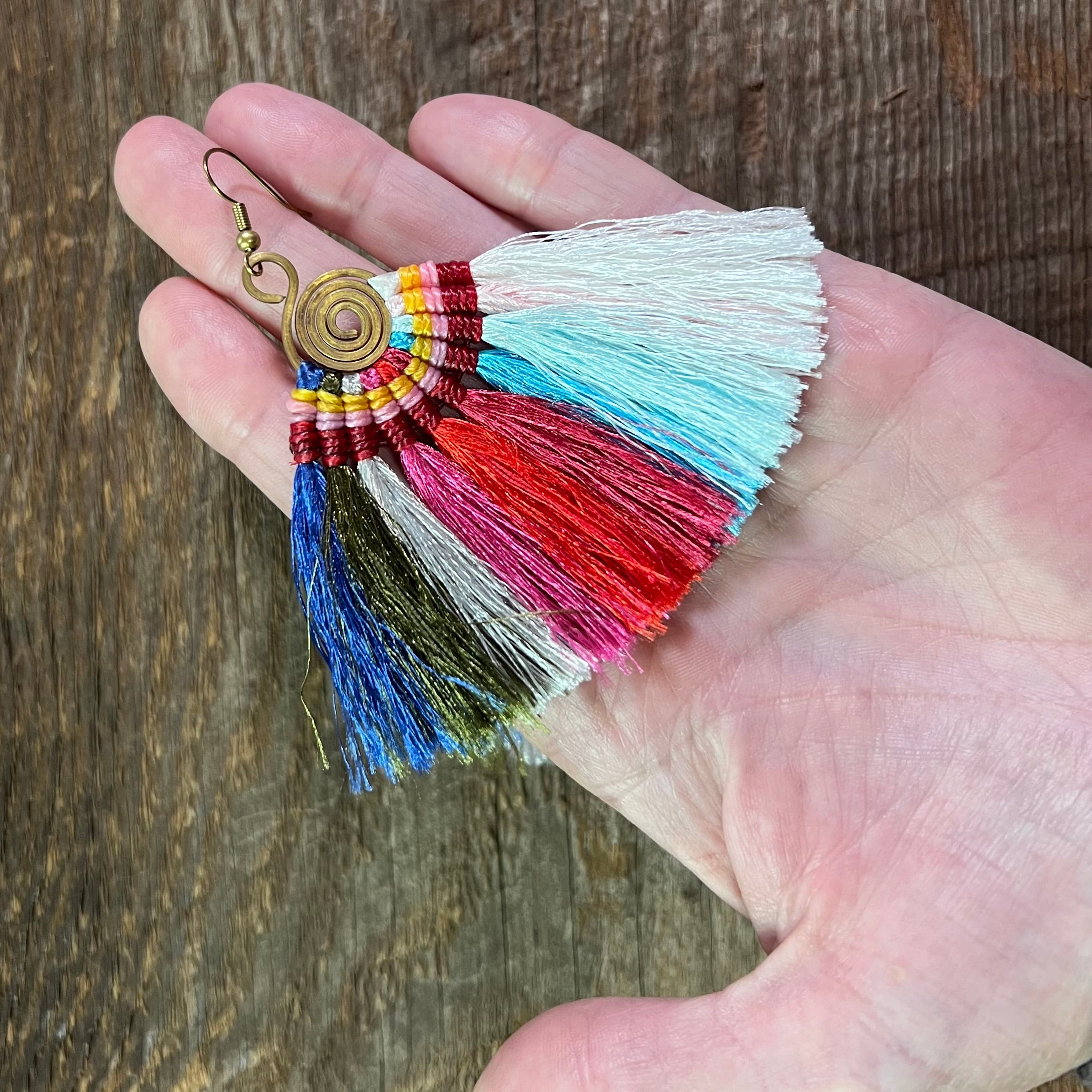 Assorted Thai Artisan Earrings — Fair‑Trade, Colorful, One‑of‑a‑Kind by Odyssey Importing