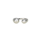 Bubbles - Asymmetrical Cocktail Ring — Gold or Silver Finish